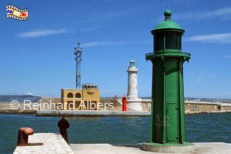 Marseille, Hafeneinfahrt, Leuchtturm, Frankreich, Provence, Marseille