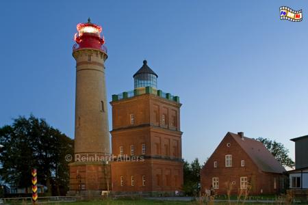 Kap Arkona auf Rgen mit zwei Leuchttrmen, Leuchtturm, Deutschland, Mecklenburg-Vorpommern, Insel Rgen, Rgen, Kap Arkona