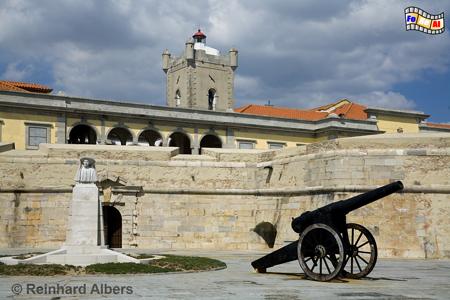 Portugal - Fortaleza Sao Juliao da Barro bei Lissabon, Leuchtturm, Portugal, Lissabon, Fortaleza, Barra, Albers, foreal, Foto