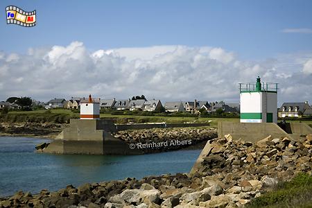 Bretagne: Hafeneinfahrt von Port du Crouesty, Leuchtturm, Lighthouse, Phare, Frankreich, Bretagne, Port, Crouesty, Albers, foreal, Foto,