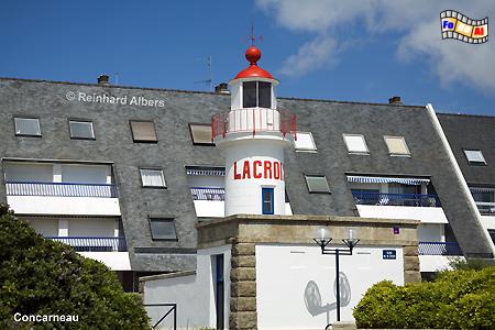 Concarneau - Leuchtturm Lacroix, Leuchtturm, Frankreich, Bretagne, Concarneau, Lacroix