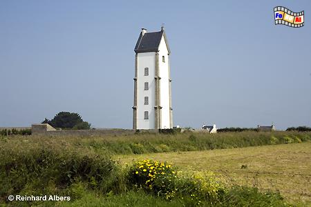 Bretagne - Lanvaon, Leuchtturm, Bretagne, Frankreich, Lanvaon