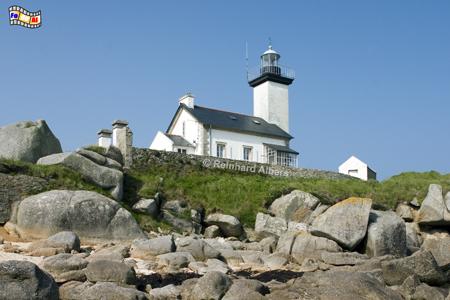 Bretagne - Pointe de Pontusval, Leuchtturm, Bretagne, Frankreich, Pointe, Pontusval, Albers, foreal, Foto