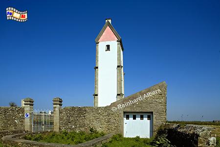 Bretagne - Lanvaon, Leuchtturm, Bretagne, Frankreich, Lanvaon