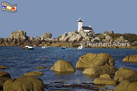 Bretagne - Pointe de Pontusval, Leuchtturm, Bretagne, Frankreich, Pointe, Pontusval, Albers, foreal, Foto