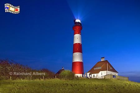 Westerhever auf der Halbinsel Eiderstedt., Leuchtturm, Schleswig-Holstein, Eiderstedt, Westerhever, Albers, foreal, Foto