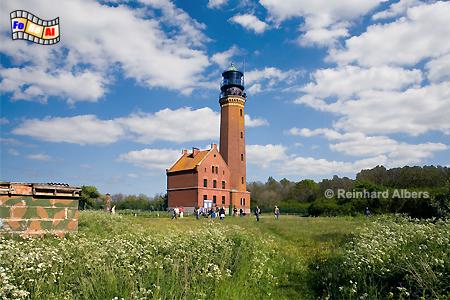 Greifswalder Oie in Mecklenburg-Vorpommern, Leuchtturm, Deutschland, Mecklenburg-Vorpommern, Greifwalder Oie, Albers, foreal, Foto