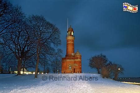 Schleswig-Holstein - Kiel-Holtenau an der Einfahrt zum Nord-Ostsee-Kanal., Leuchtturm, Deutschland, Schleswig-Holstein, Ostseekste, Kiel, Holtenau, Albers, foreal, Foto