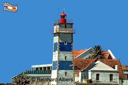Cascais westlich von Lissabon, Leuchtturm, Portugal, Cascais, Foto, Albers, foreal, Farol