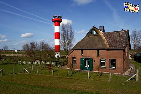 Richtfeuer Scheelenkuhlen bei Sankt Margarethen an der Elbe, Leuchtturm, Lighthouse, Elbe, S