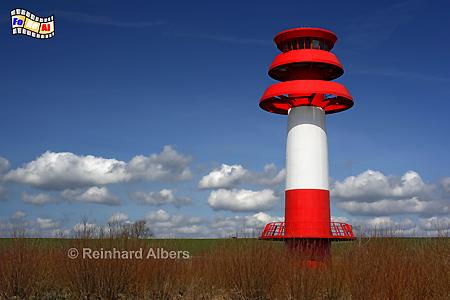 Hollerwettern (neu) an der Elbe in Schleswig-Holstein, Leuchtturm, Lighthouse, Hollerwettern, Albers, foreal