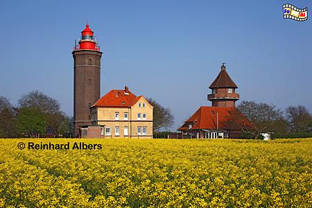 Dahmeshved in Ostholstein, Leuchtturm, Deutschland, Schleswig-Holstein, Ostseekste, Dahmeshved, Raps, foreal, Albers