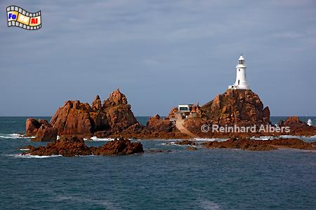 Jersey - La Corbire, Leuchtturm, Lighthouse, Phare, Corbire, Jersey, Kanalinsel, foreal, Albers, Foto,