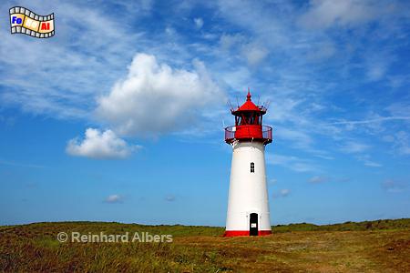 List West auf der Insel Sylt am Ellenbogen., Leuchtturm, Lighthouse, Ellenbogen, Sylt, List West, foreal, Albers,