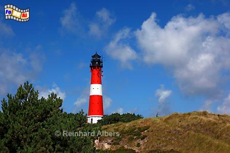Hrnum auf der Insel Sylt, Leuchtturm, Lighthouse, Phare, Sylt, Hrnum, foreal, Albers, Foto,