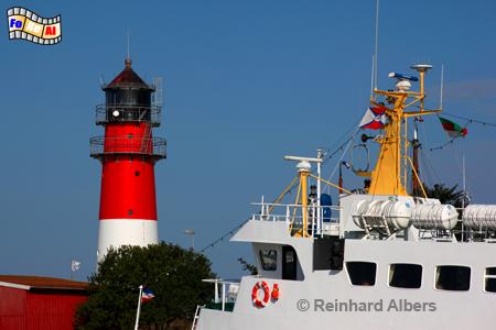 Bsum in Dithmarschen, Leuchtturm, Lighthouse, Phare, Deutschland, Schleswig-Holstein, Nordseekste, Bsum, Hafen, foreal, Albers, Foto,