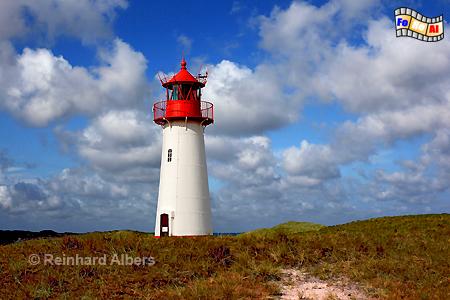List West auf der Insel Sylt am Ellenbogen., Leuchtturm, Lighthouse, Ellenbogen, Sylt, List West, foreal, Albers