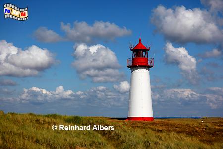 List West auf der Insel Sylt am Ellenbogen., Leuchtturm, Lighthouse, Ellenbogen, Sylt, List West, foreal, Albers