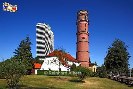 Lbeck-Travemnde - Der Leuchtturm aus dem Jahr 1539 ist der lteste Deutschlands., Leuchtturm, Lighthouse, Phare, Travemnde, Ostseekste, Lbeck, foreal, Foto, Albers,