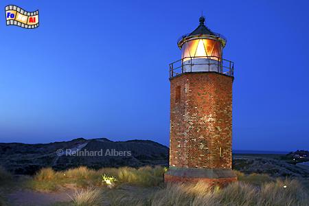 Insel Sylt - Kampen Quermarkenfeuer, Leuchtturm, Lighthouse, Phare, Farol, Sylt, Kampen, foreal, Albers, Foto,