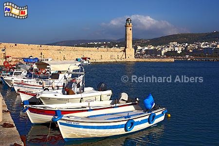 Kreta - Rethimnon, Leuchtturm, Lighthouse, Kreta, Rethimnon, foreal, Albers, Foto