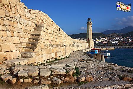 Kreta - Rethimnon, Leuchtturm, Lighthouse, Kreta, Rethimnon, foreal, Albers, Foto,