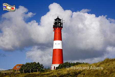 Insel Sylt - Hrnum, Leuchtturm, Lighthouse, Phare, Sylt, Hrnum, foreal, Albers, Foto,