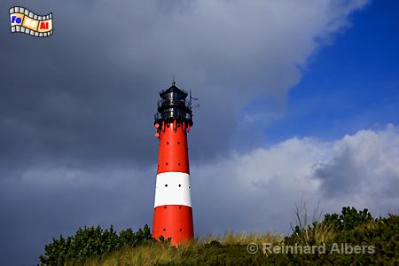 H�rnum auf der Insel Sylt., Leuchtturm, Lighthouse, Phare, Sylt, H�rnum, foreal, Albers, Foto,