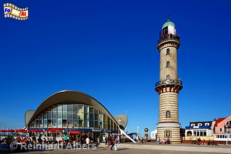 Warnemnde in Mecklenburg-Vorpommern., Leuchtturm, Lighthouse, Phare, Warnemnde, Warnow, Mecklenburg, Albers, Foto, foreal,
