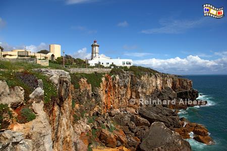 Portugal - Leuchtturm Guia an der Ponta da Lje., Leuchtturm, Portugal, Ponta da Laje, Guia, Farol, Albers, Foto, foreal,