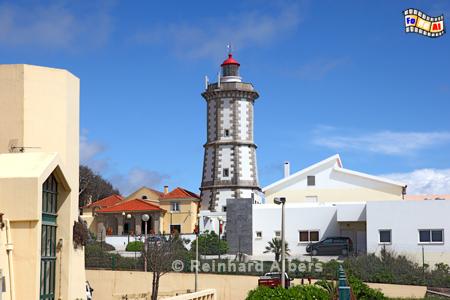 Portugal - Leuchtturm Guia an der Ponta da L�je., Leuchtturm, Portugal, Ponta da Laje, Guia, Farol, Albers, Foto, foreal,