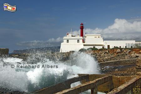 Portugal - Cabo Raso., Leuchtturm, Portugal, Cabo Raso, Albers, foreal, Foto, Farol,