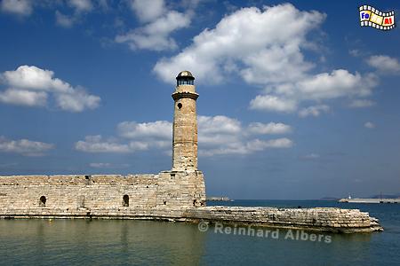 Kreta - Rethimnon, Leuchtturm, Lighthouse, Kreta, Rethimnon, foreal, Albers, Foto