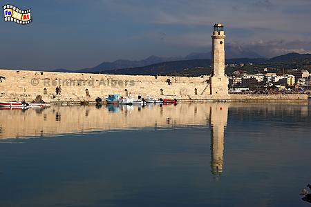 Kreta - Rethimnon, Leuchtturm, Lighthouse, Kreta, Rethimnon, foreal, Albers, Foto
