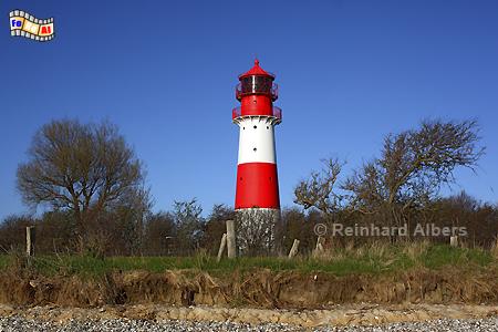 Leuchtturm Falshft an der Ostseekste in der Landschaft Angeln, Schleswig-Holstein., Leuchtturm, Ostseekste, Lighthouse, Phare, Falshft, Pommerby, Albers, Foto, foreal,