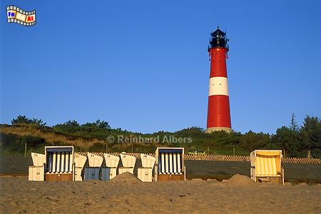 Leuchtturm von Hrnum in der Morgensonne., Leuchtturm, Lighthouse, Phare, Sylt, Hrnum, foreal, Albers, Foto,