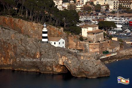 Mallorca - Port de Sller, Leuchtturm, Lighthouse, Phare, Far, Mallorca, Port, Soller, Foto, Albers, foreal,