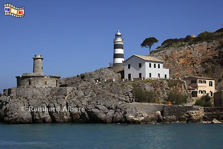 Mallorca - Punta de Sa Creu, Port de Sller., Leuchtturm, Lighthouse, Phare, Far, Mallorca, Port, Soller, Foto, Albers, foreal,