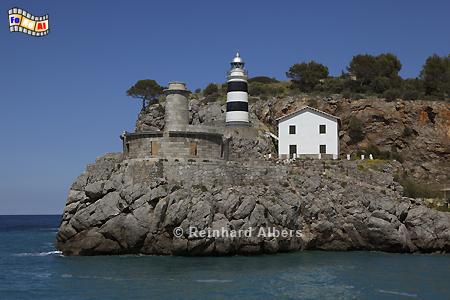 Mallorca - Punta de Sa Creu, Port de Sller., Leuchtturm, Lighthouse, Phare, Far, Mallorca, Port, Soller, Foto, Albers, foreal,