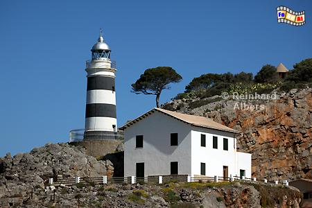 Mallorca - Punta de Sa Creu, Port de Sller., Leuchtturm, Lighthouse, Phare, Far, Mallorca, Port, Soller, Foto, Albers, foreal,