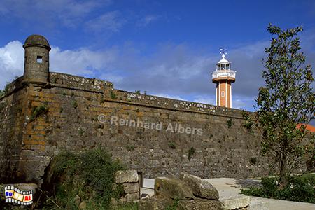 Leuchtturm in historischer Festung in Viana do Castelo, Leuchtturm, Portugal, Viana do Castelo, Farol, Albers, Foto, foreal,