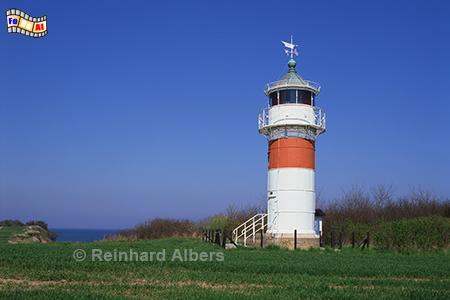 Im Sdosten der Insel Alsen (Als) in Dnemark steht der Leuchtturm von Gammel Pl., Dnemark, Gammel, Pl, Insel Alsen, Als, Plshuk, Leuchtturm, foreal, Albers, Phare, Lighthouse,