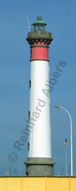 Ouistreham an der Orne-Mndung in der Normandie., Leuchtturm, Frankreich, Normandie, Ouistreham
