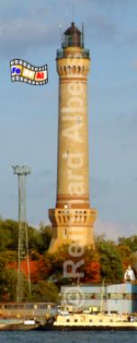 Swinoujscie (Swinemnde) ist mit 68 m der hchste Leuchtturm im heutigen Polen. Der Turm wurde krzlich grundlegend restauriert und kann bestiegen werden., Leuchtturm, Polen, Ostseekste, Swinoujscie, Swinemnde