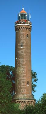 Gąski (Funkenhagen) an der Ostseekste in Polen., Leuchtturm, Polen, Pommern, Ostseekste, Gaski, Funkenhagen