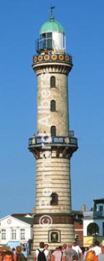 Warnemnde in Mecklenburg-Vorpommern, Leuchtturm, Deutschland, Mecklenburg-Vorpommern, Warnemnde