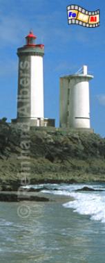 Le Petit Minou in der Bucht von Brest in der Bretagne., Leuchtturm, Frankreich, Bretagne, Brest, Le Petit Minou