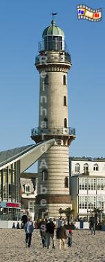 Warnem�nde in Mecklenburg-Vorpommern., Leuchtturm, Deutschland, Mecklenburg-Vorpommern, Ostseek�ste, Warnem�nde