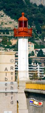 Menton an der Cte d Azur., Leuchtturm, Cte, Azur, Frankreich, Menton