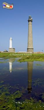 Auf der le Vierge in der Bretagne befindet sich der hchste Leuchtturm Europas (82,5 m)., Bretagne, Leuchtturm, Phare, le, Vierge, foreal, Albers